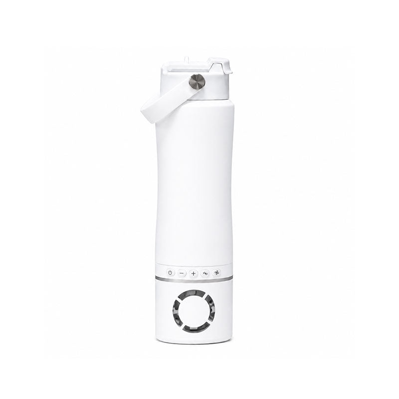 2-in-1 Cooling Fan Water Bottle 18oz – Portable Insulated Tumbler with Detachable Rechargeable Fan