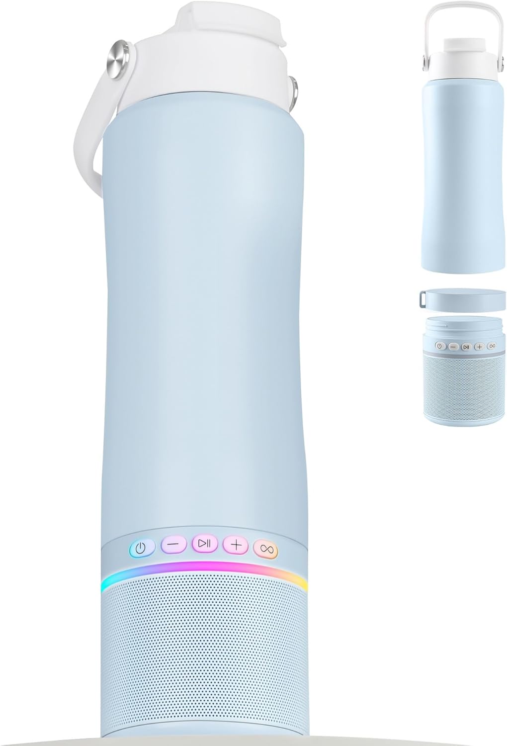 bluetooth speaker water bottle