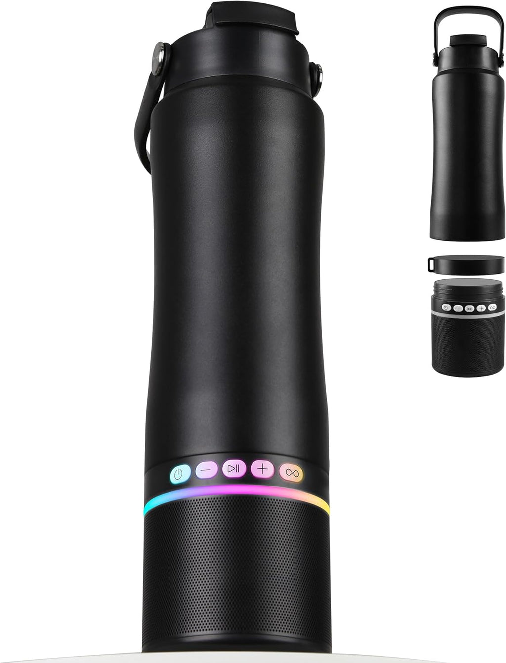 bluetooth speaker water bottle
