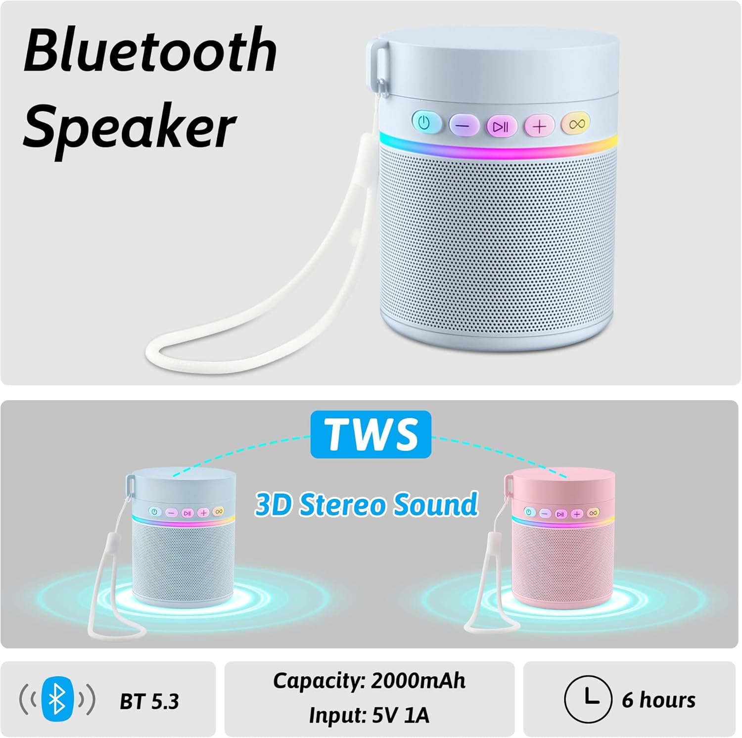 bluetooth speaker water bottle