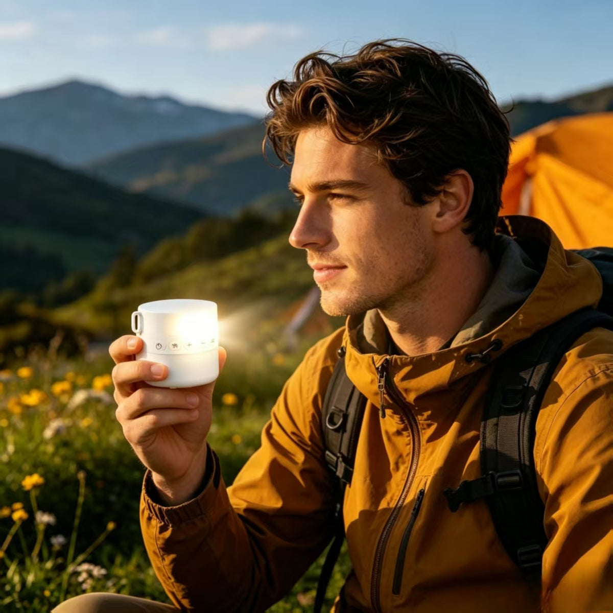 Built-in LED Camping Light