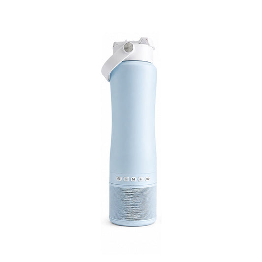 Water Bottle with Portable Bluetooth Speaker