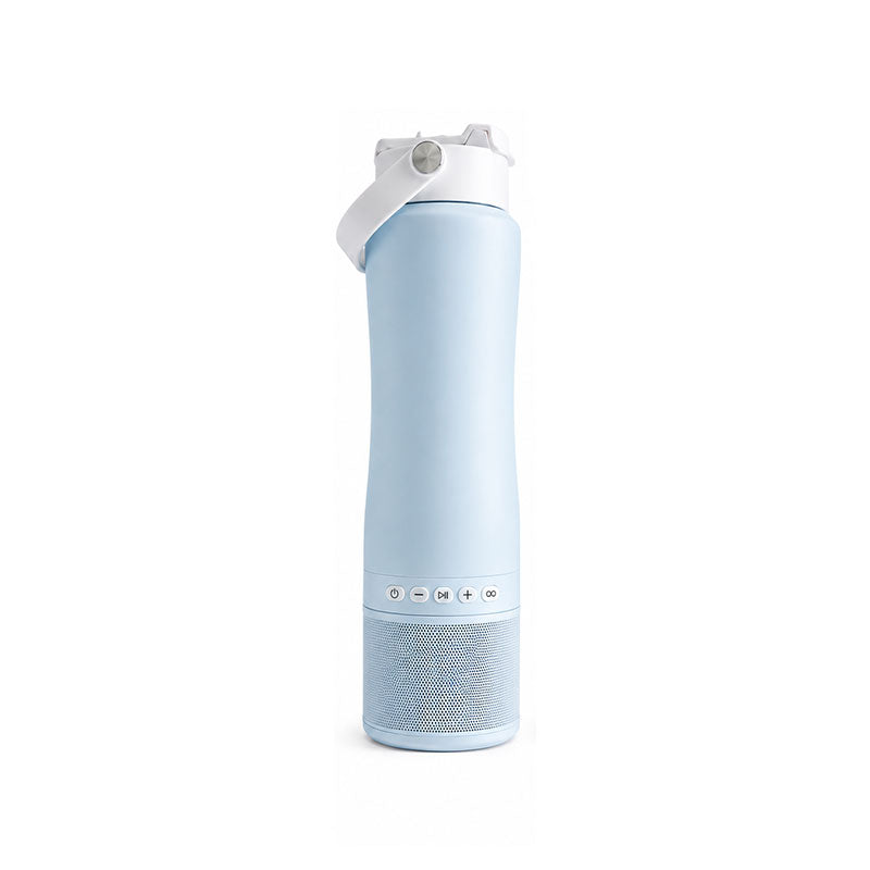 Water Bottle with Portable Bluetooth Speaker