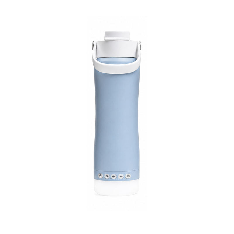 Water Bottle with Detachable LED Lantern – 18oz Insulated Camping Gear