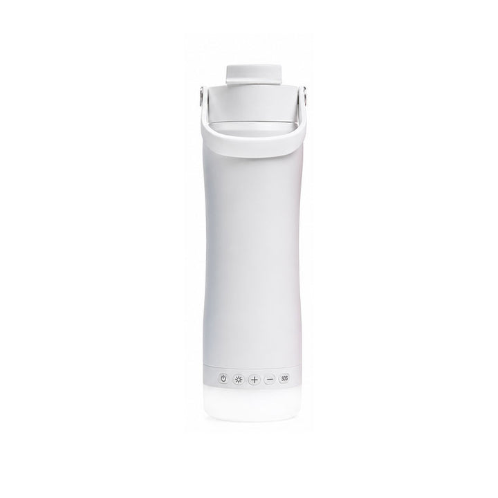 Water Bottle with Detachable LED Lantern – 18oz Insulated Camping Gear